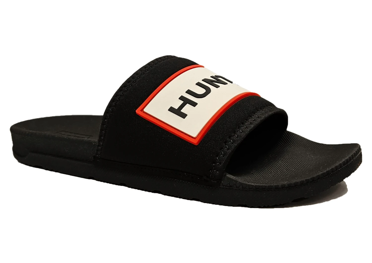 Hunter Neo Sliders Mens Flat Summer Sandals Pool Slides Size 7 8 9 10 11 12 Black 1 Hunter Neo Sliders Mens Flat Summer Sandals Pool Slides Size 7 8 9 10 11 12 Black
