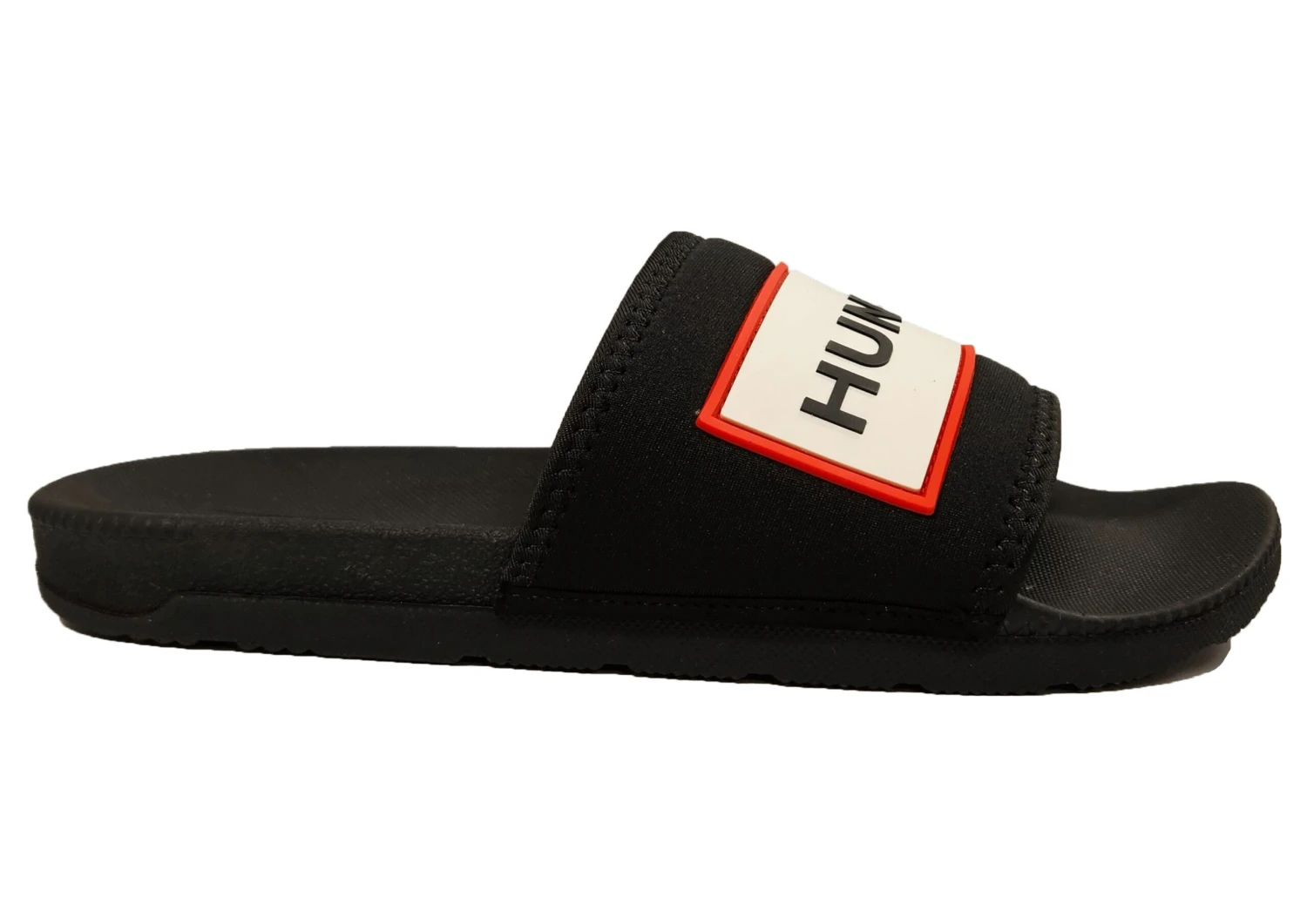 Hunter Neo Sliders Mens Flat Summer Sandals Pool Slides Size 7 8 9 10 11 12 Black 2 Hunter Neo Sliders Mens Flat Summer Sandals Pool Slides Size 7 8 9 10 11 12 Black - Image 2