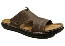 Urban Jacks Birkdale Sandals Mens Slip On Sandals Pool Slides Holiday Shop Size 7 8 9 10 11 12 Brown