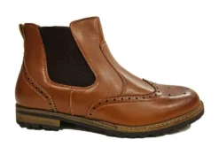 Charles Southwell Chelsea Boots Mens Pull On Ankle Boots Size 7 8 9 10 11 12 Tan