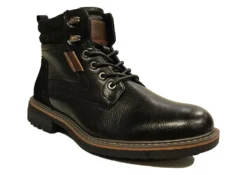 Charles Southwell Shoes Mens Military Casual Lace Up Boots Size 7 8 9 10 11 12 Black