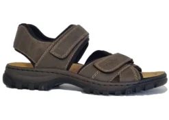 Mens Rieker 2 Strap Comfort Fastening Summer Sandals