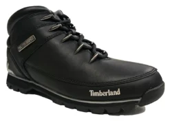 Timberland Euro Sprint Mid Hiker Trainers Mens Timberland Ankle Boots Size 7 8 9 10 11 12 Black