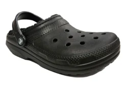 Crocs Lined Clogs Womens Classic Lined Sandal Clogs Size 3 4 5 6 7 8 Black