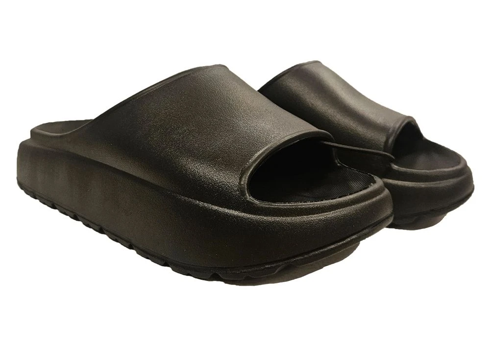 Ladies Pool Sliders Rubber Slides Beach Shoes Womens Holiday Shop Size 3 4 5 6 7 8 2 Ladies Pool Sliders Rubber Slides Beach Shoes Womens Holiday Shop Size 3 4 5 6 7 8 - Image 2