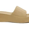 Truffle Low Wedge Sliders Womens Fashion Sliders Holiday Shop Size 3 4 5 6 7 8